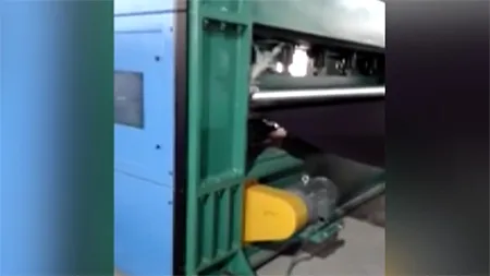 Línea de producción de alfombras no tejidas
