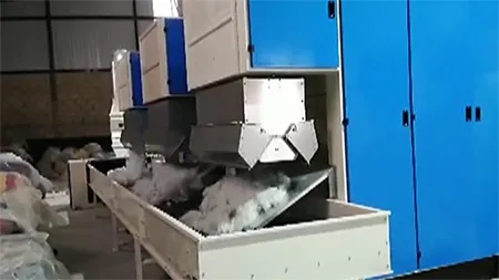 Línea de producción de guata bondeada por pulverización