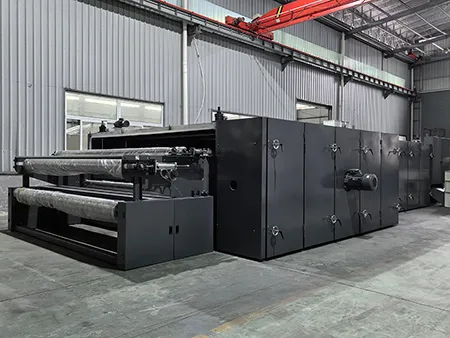Horno de termocohesión con transportadora doble