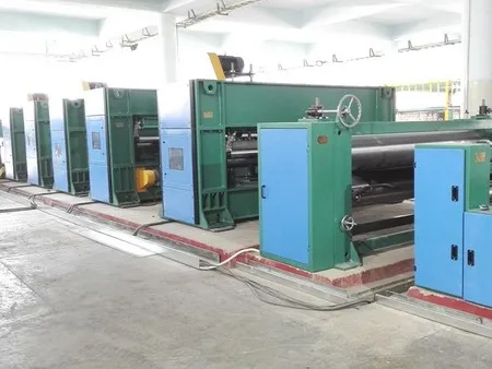 Línea de producción de alfombras no tejidas