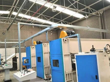 Línea de producción de geotextiles