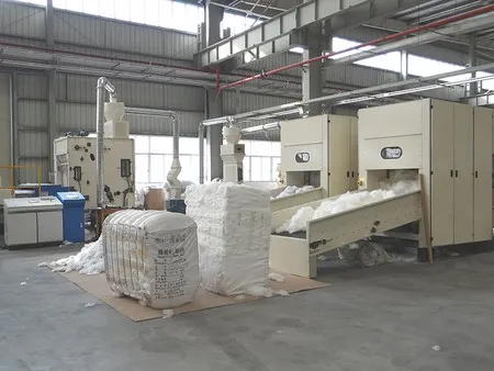 Línea de producción de fieltro filtrante