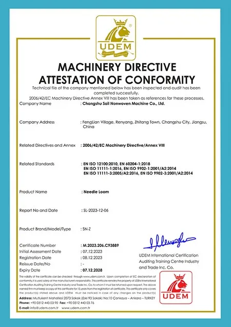 Certificación CE 